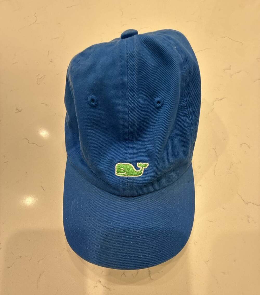 Vineyard Vines Whale Logo Baseball Hat Blue Adjustable Strapback